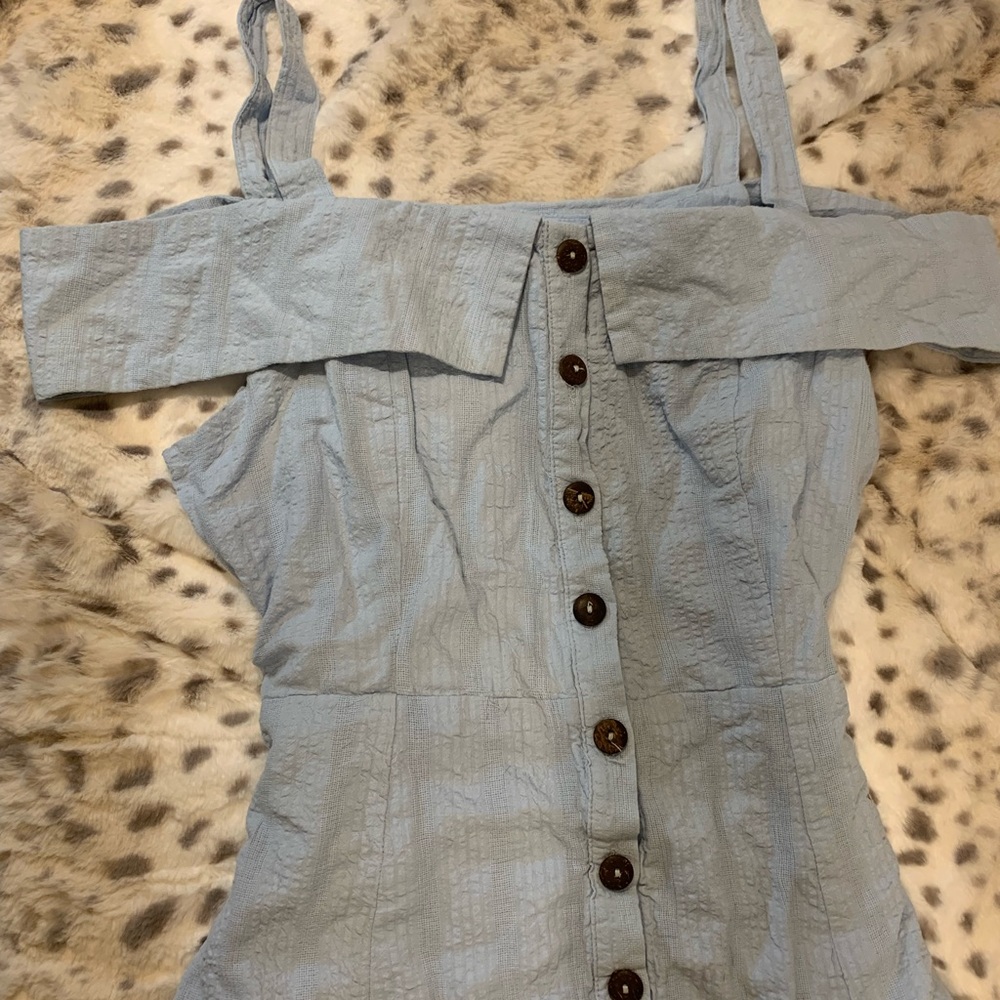 M boutique button down dress.